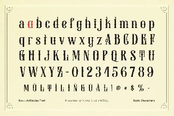 Nostich - Vintage Font