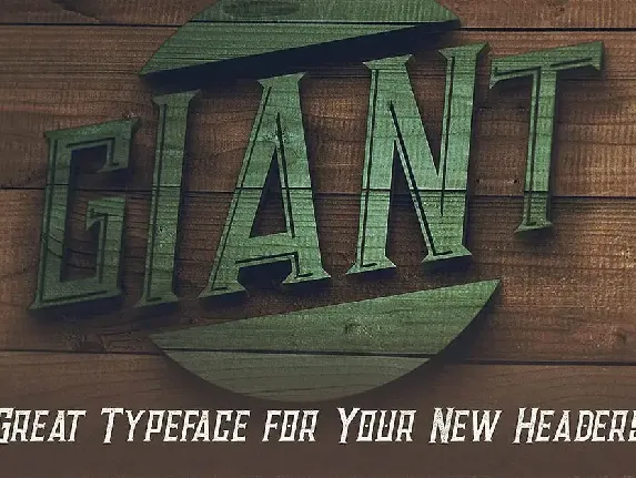 Giant - Vintage Style Font