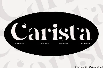 Carista font