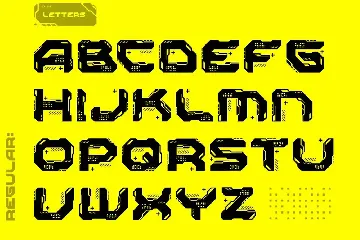 Cyberpunk Style Font Technology Futuristic Digital