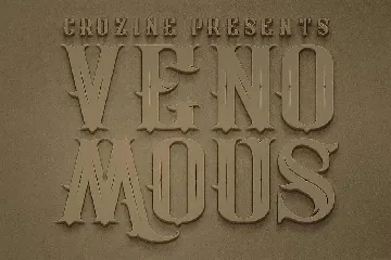 Venomous Typeface font