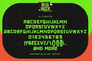 BIG BOX - Unique Display Font