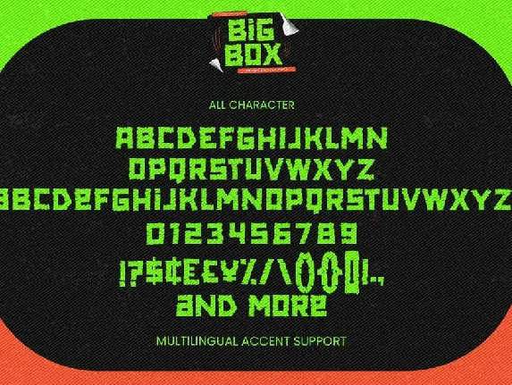 BIG BOX - Unique Display Font