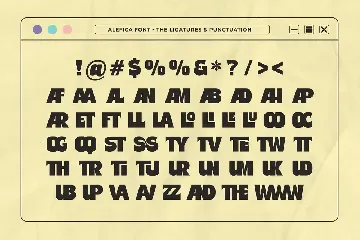 Alefica - Retro Font