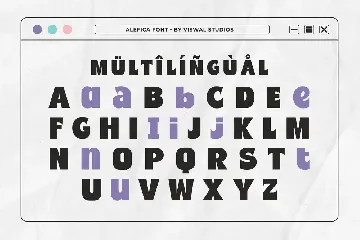 Alefica - Retro Font