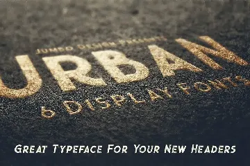 Urban - Display Style Font