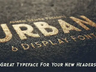 Urban - Display Style Font