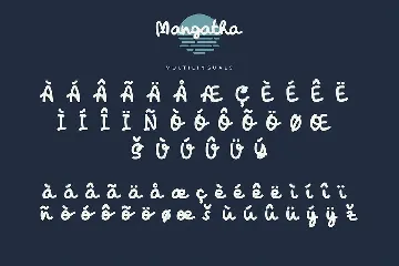 Mangatha - Handwritten Font