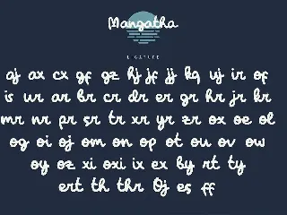 Mangatha - Handwritten Font