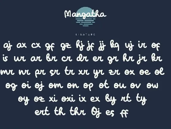 Mangatha - Handwritten Font