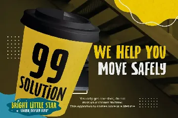 Bright Little Star - Unique Display Font