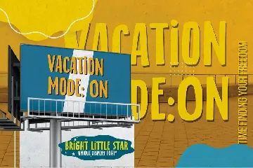 Bright Little Star - Unique Display Font