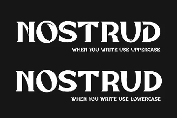 NOSTRUD font