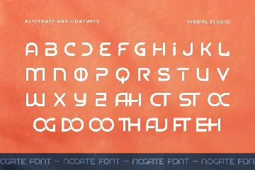 Nogate - Modern Font