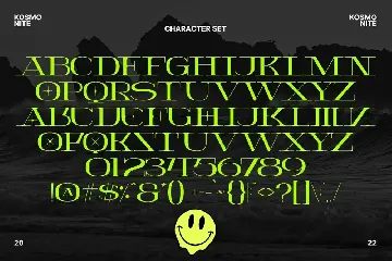 Kosmonite - Experimental Serif Fonts