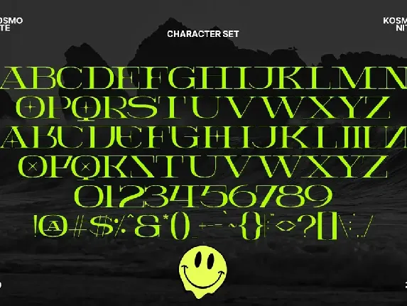 Kosmonite - Experimental Serif Fonts