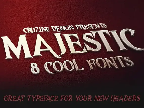 Majestic Typeface font