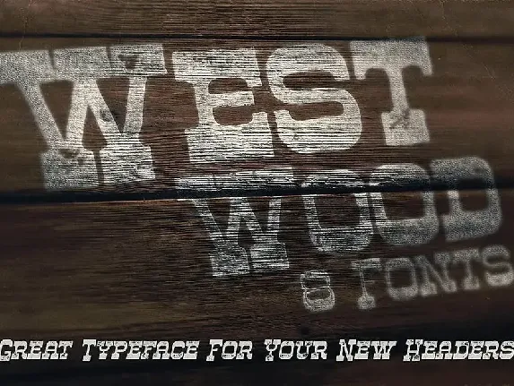 Westwood - Funny Western Font