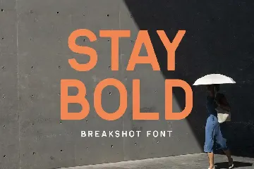 Break Shot font