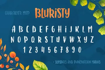 Bluristy - Brush Font