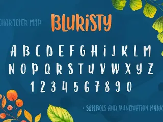 Bluristy - Brush Font