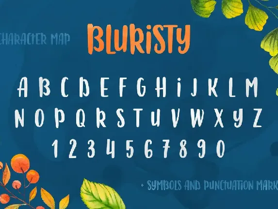 Bluristy - Brush Font