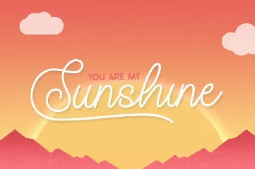 California Sunset Font Family