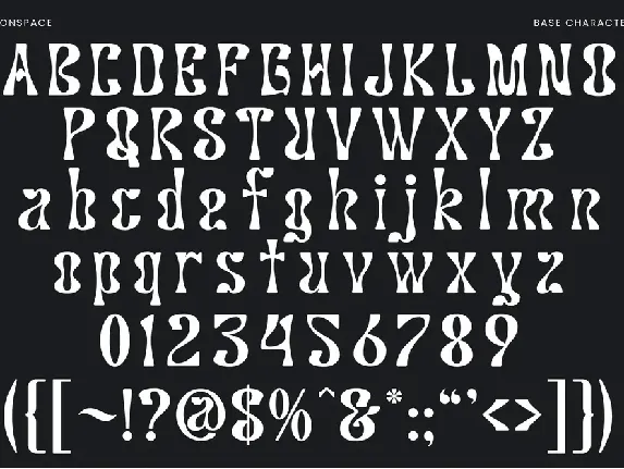 Moonspace font