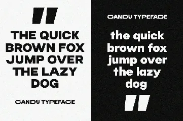 Candu Typeface font