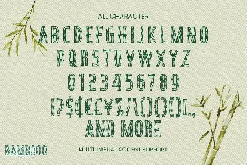 Bambooo - Unique Display Font