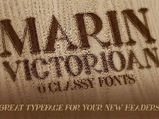 Marin - Victorian Font