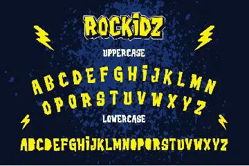 Rockidz font