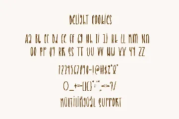 Delight Cookies font