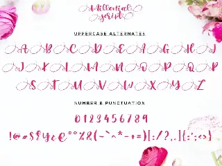 Millenial Script font