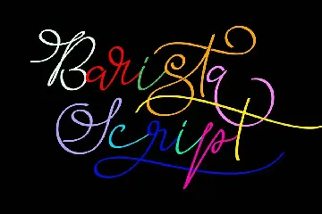 Barista Script font