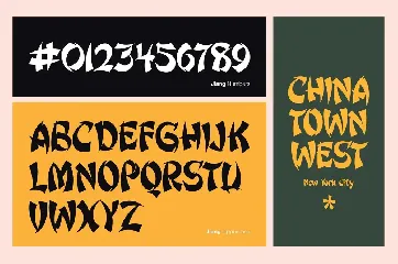 Jiang - Asian Inspired Display font