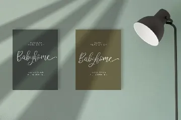 Babyhome font