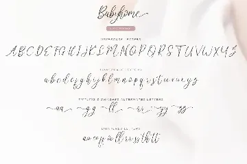 Babyhome font