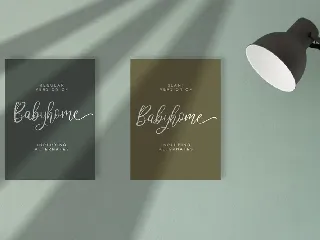 Babyhome font