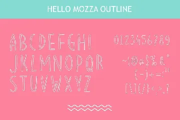 Hello Mozza font