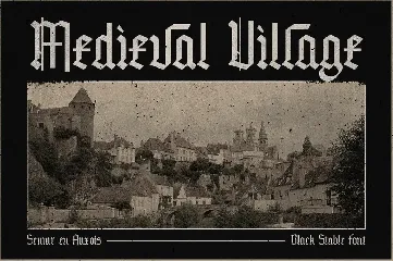 Black Stable font