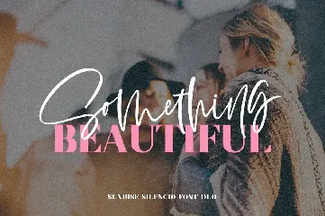 Sunrise Silencio Script Font Duo