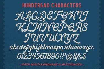 Hundergad font