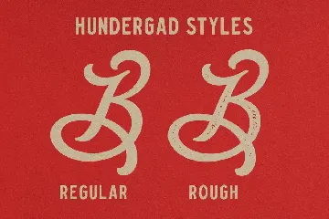 Hundergad font