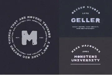 Wazowski - Bold Rough Typeface font