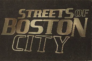 Boston - Vintage Style Font