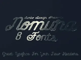 Nomura - Vintage Style Font