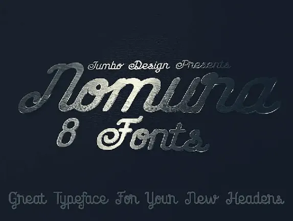 Nomura - Vintage Style Font