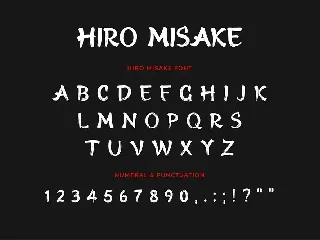 Hiro Misake Brush Japanese Font