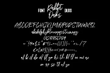 Rabbit Oaks - Font Duos